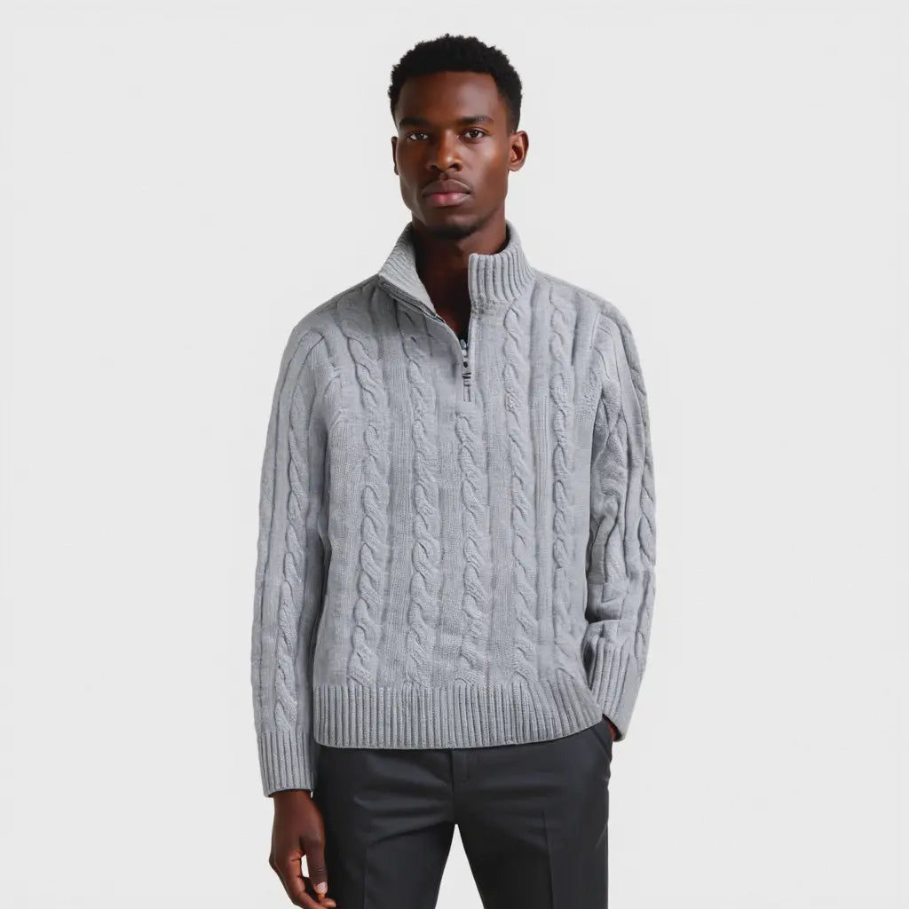 Suéter Masculino de Tricot Gola Alta Classic